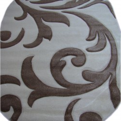 Синтетичний килим Lambada 451 brown-white  - Висока якість за найкращою ціною в Україні